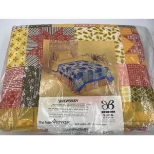 RARE VTG 100% Virgin Acrylic Blanket 3" Satin Trim 72 X 90” Beautiful RARE